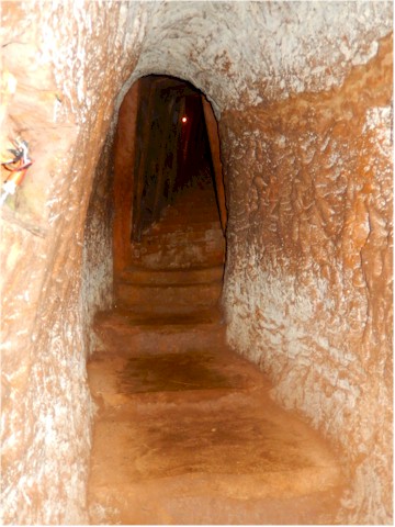 
We also explored the Vinh Moc Tunnels - about 2km of subterranean bedrooms, meeting rooms, and even a maternity unit...
