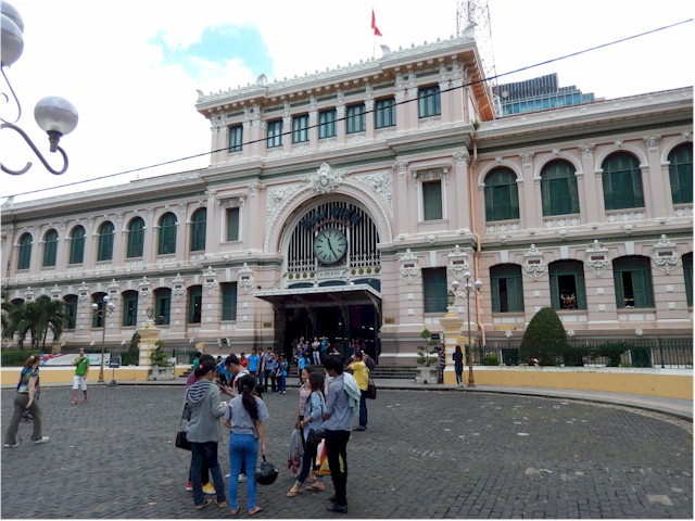 A more European remnant - the beautiful train station!
