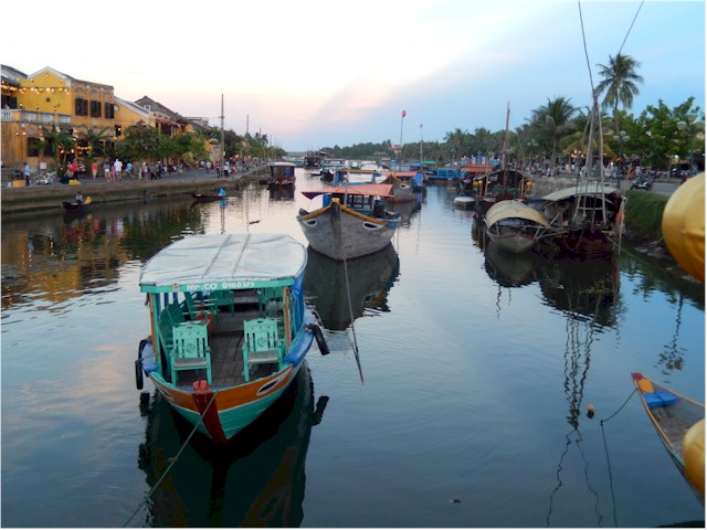 The river silted up at the mouth which closed the port, but preserved the town.
