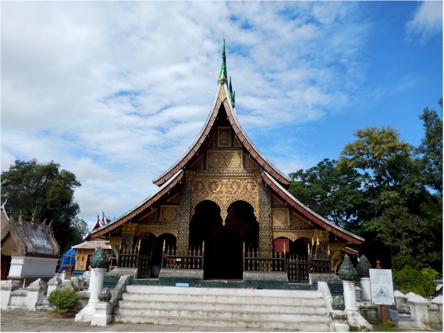 Luang Prabang was the original capital of Laos - and has some amazing temples...