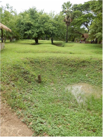 About 14km out of town are the Killing Fields of Choeung Ek where most of the 17,000 detainees held at the S-21 prison were executed...
