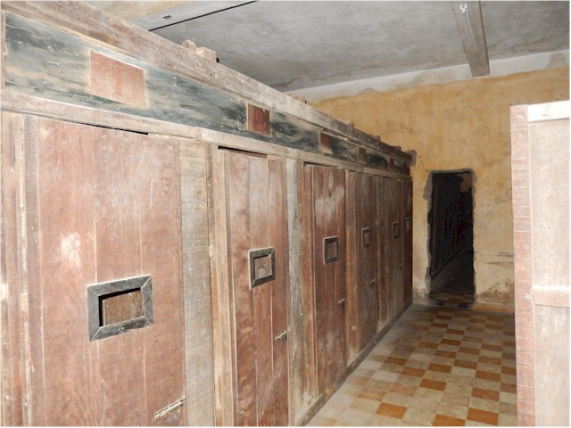 The school rooms were turned into toruture chambers and equipped with various instruments to inflict pain and suffering.
