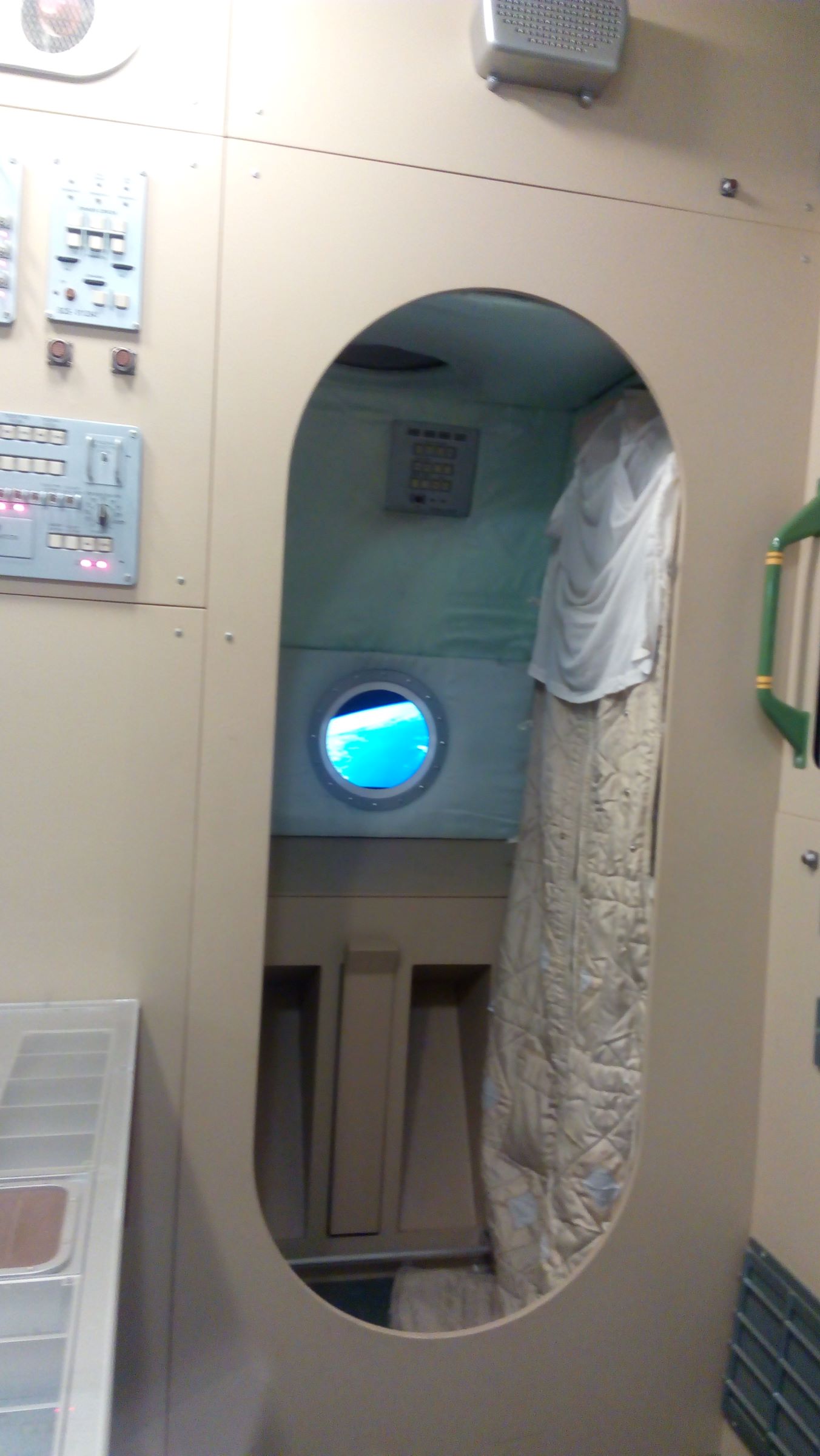 A replica of the International Space Station...
