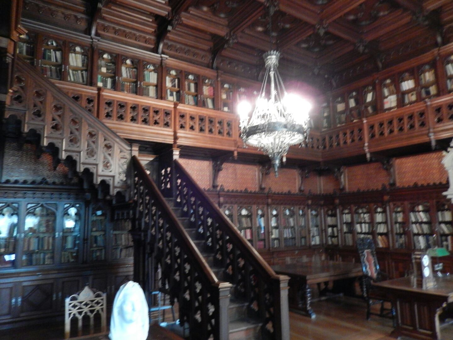 The Library Inside the Hermitage Museum...

