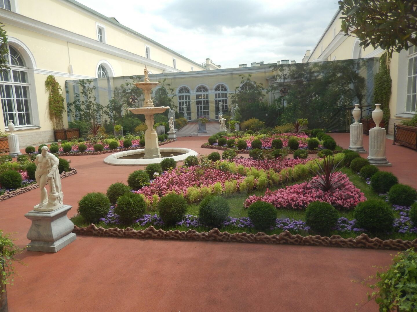 One of the courtyards of the Palaces.
