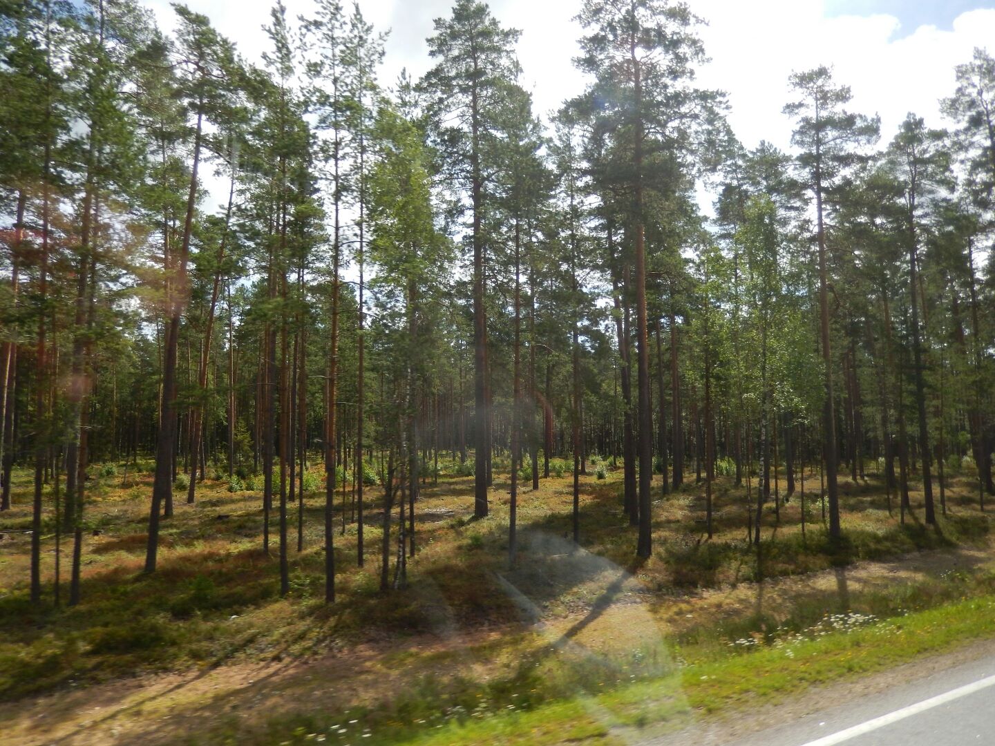 Passing through the countryside...