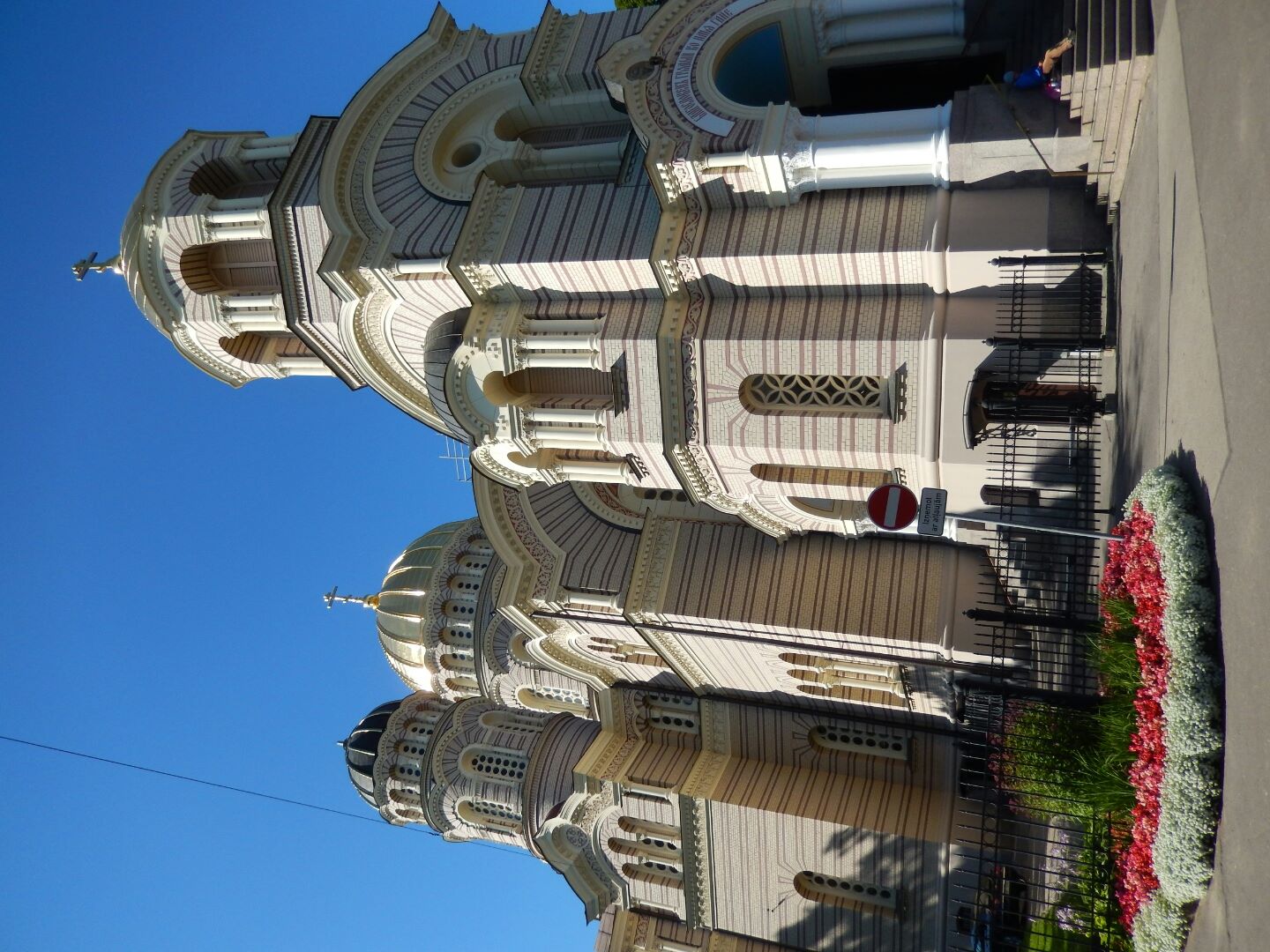 The Nativity of Christ Cathedral is the biggest Orthodox church in the city. Having served as a planetarium and a restaurant during the Soviet Era, the building has been completely restored as a church and holds regular Orthodox services

