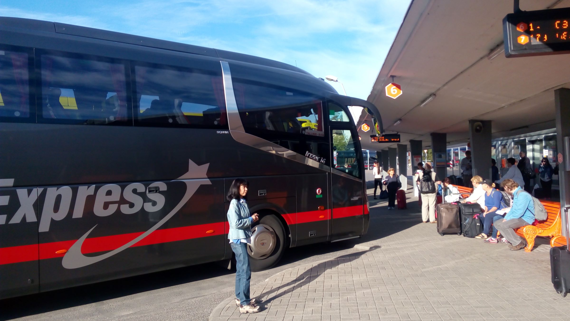 From Tallinn to Riga, Latvia by coach - no train service available!