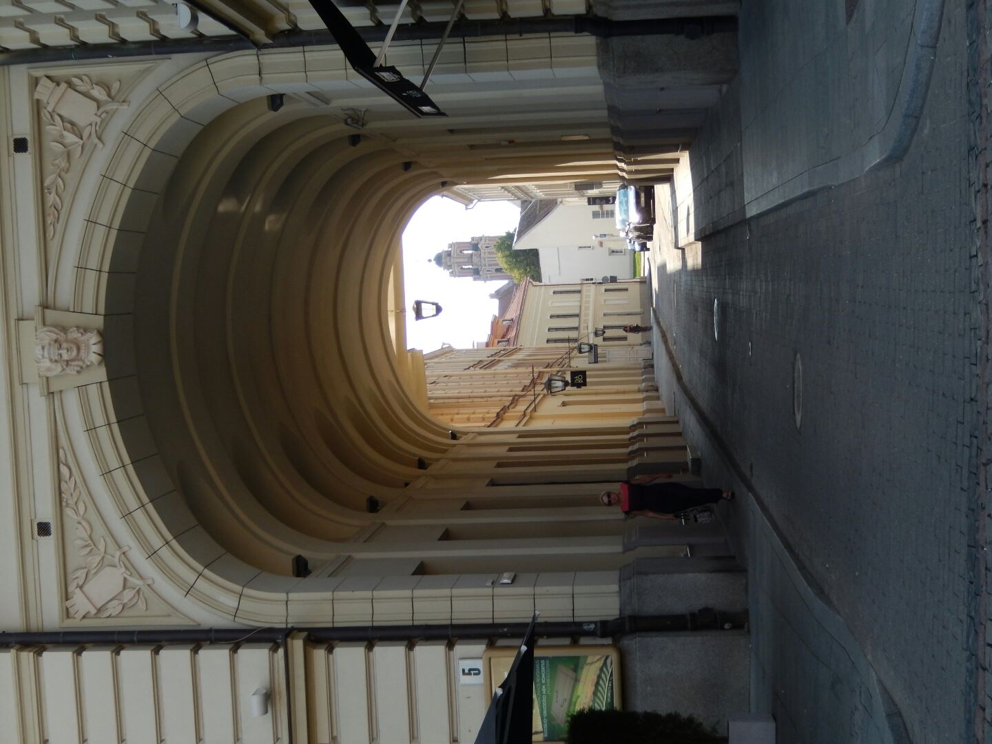 One of the gates into the old town of Vilnius.
