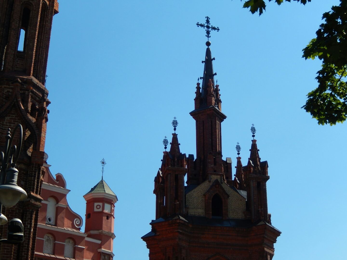 ... and its gothic belfry.
