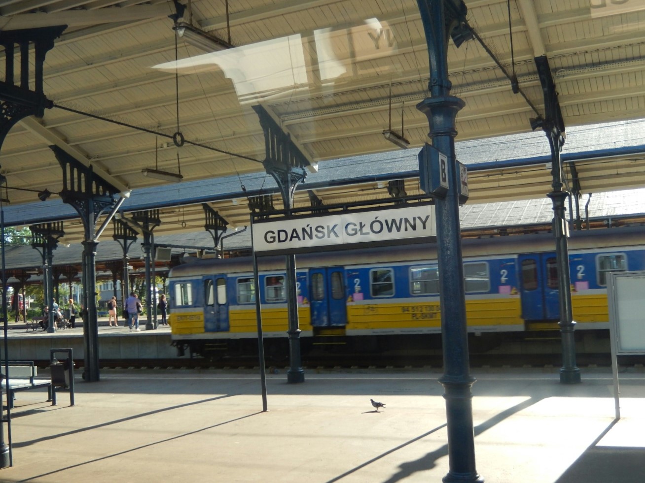 On our way back to Warsaw we caught a local train to Gydnia...