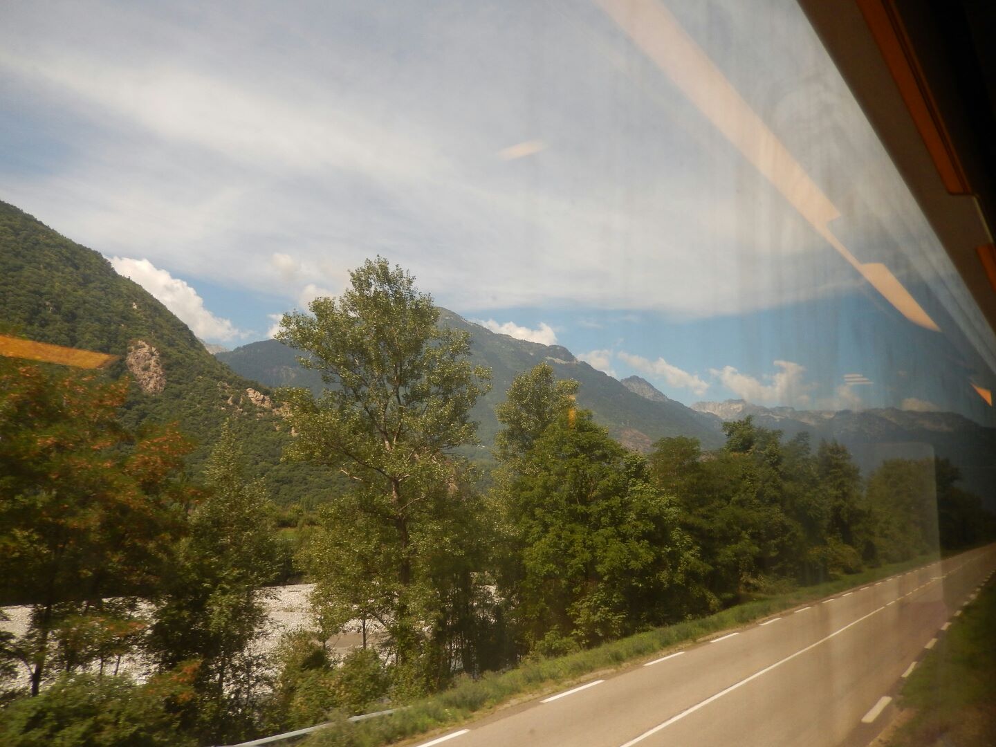 Through the Alps...