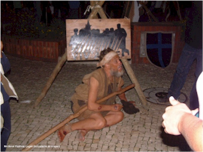 
The whole town was hosting a 'Medieval' festival...