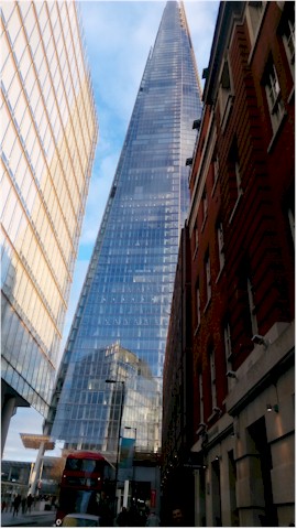 'The Shard' in London... Em & Jon's gift was a trip to the top! Thanks!