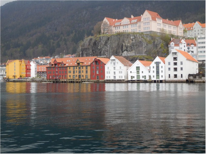 Bergen, looking very pretty.