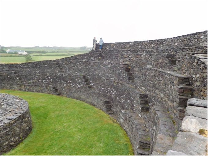 ... versus a well-restored fortress...