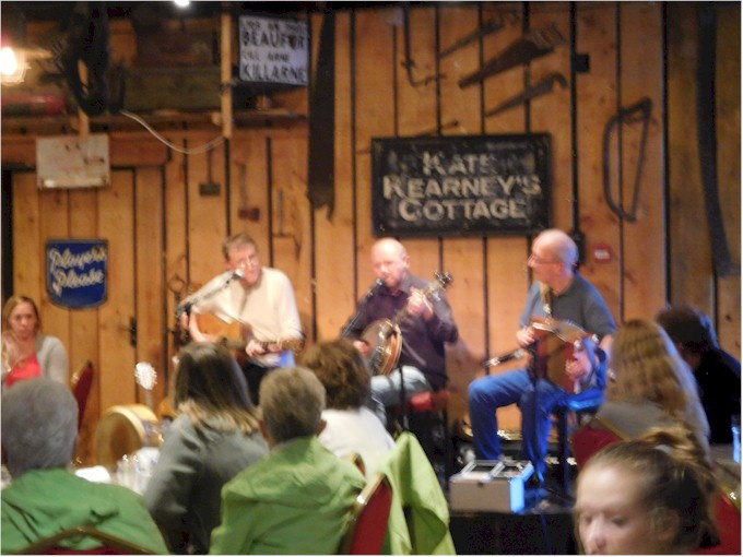 We enjoyed the music in the pubs - but it was difficult to photograph!