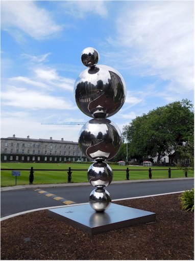 'Apples and Atoms' by Ellis O'Connell, also at Trinity College.