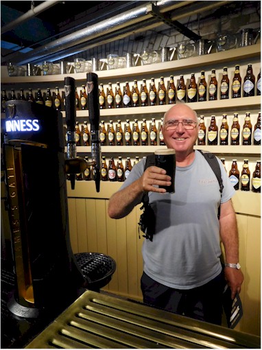 Keith enjoyed a tour of the Guinness Storehouse!