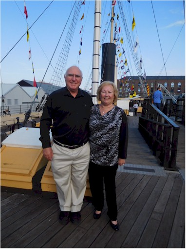 ... all dressed up for the Ocean Cruising Club dinner...